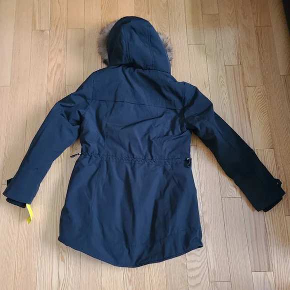 Koolaburra by UGG Ladies Parka Jacket, Small, Black and Gold - Picture 10 of 15